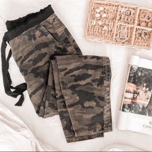 J CREW FEMME CAMO DELANCEY PANTS